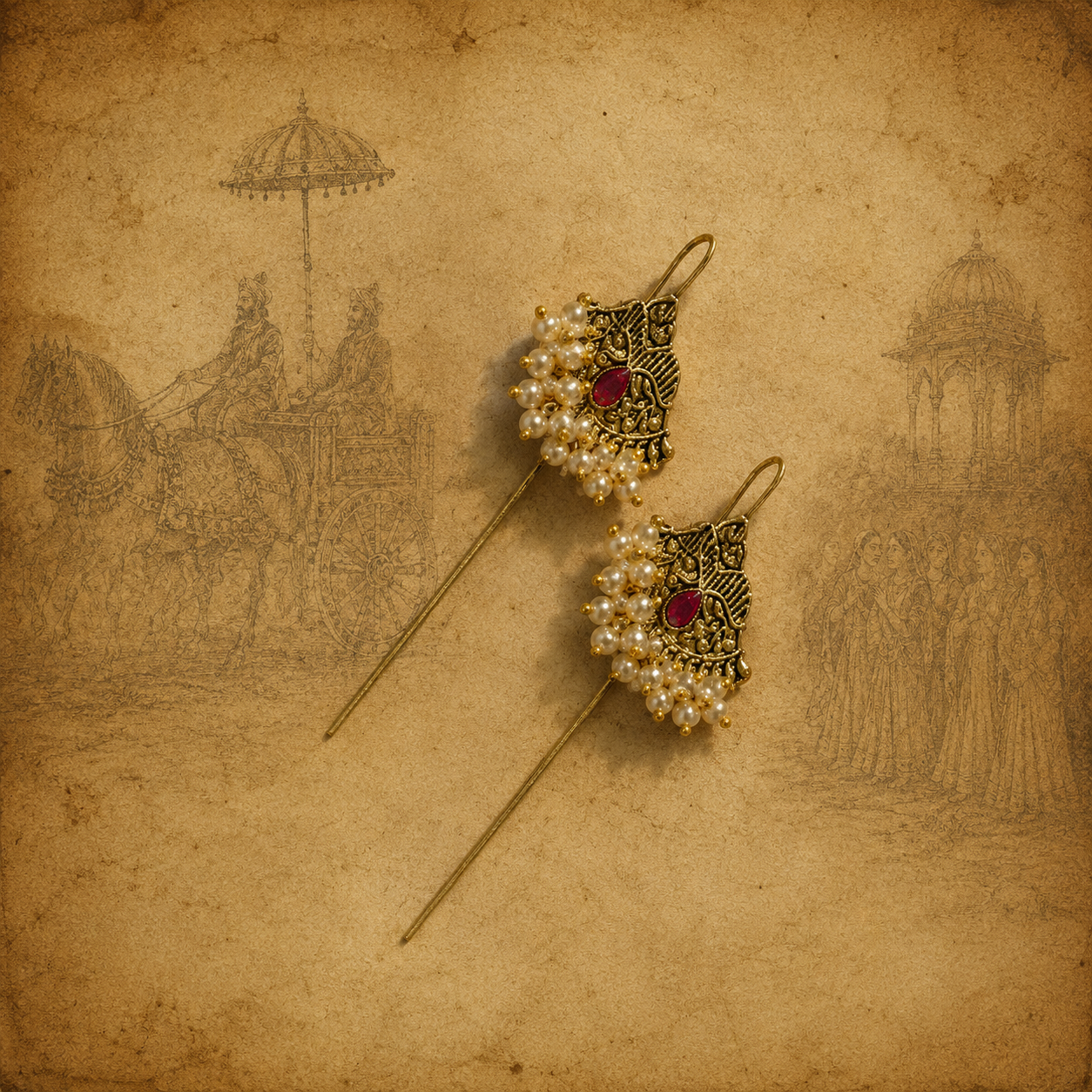 Noor Jharokha Earrings