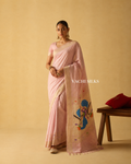 Chandrika Blush Pink Paithani Silk Saree