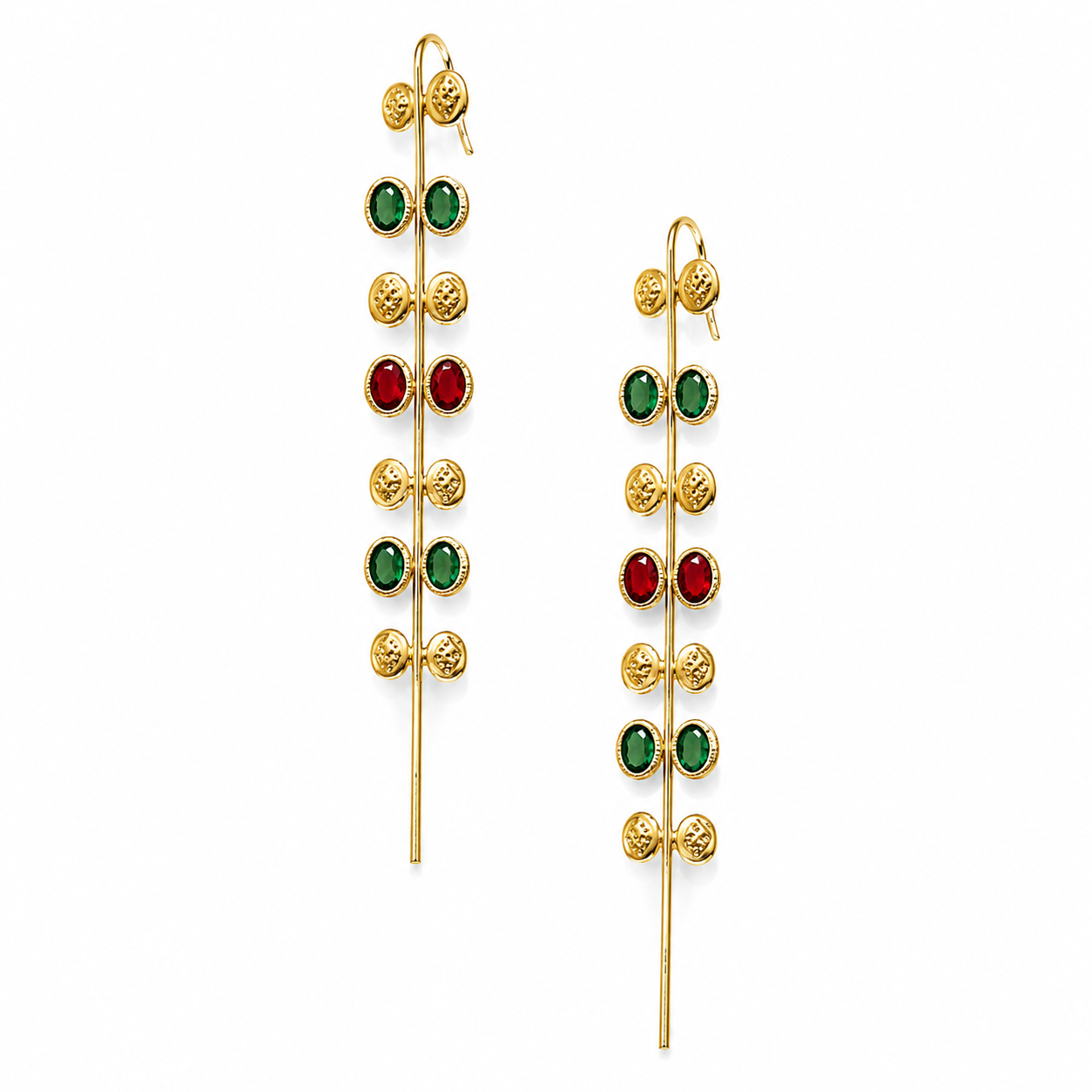 Rang Mahal Linear Earrings