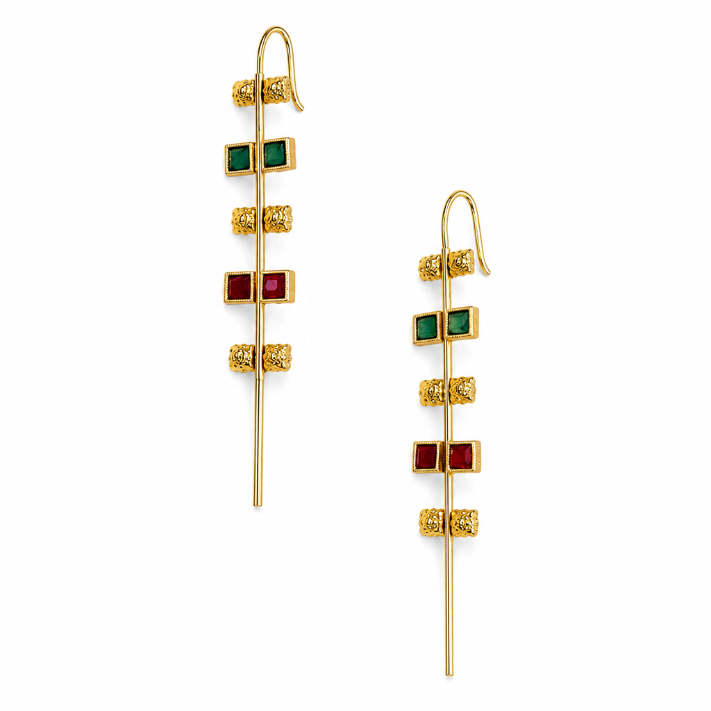 Rangrez Line Earrings