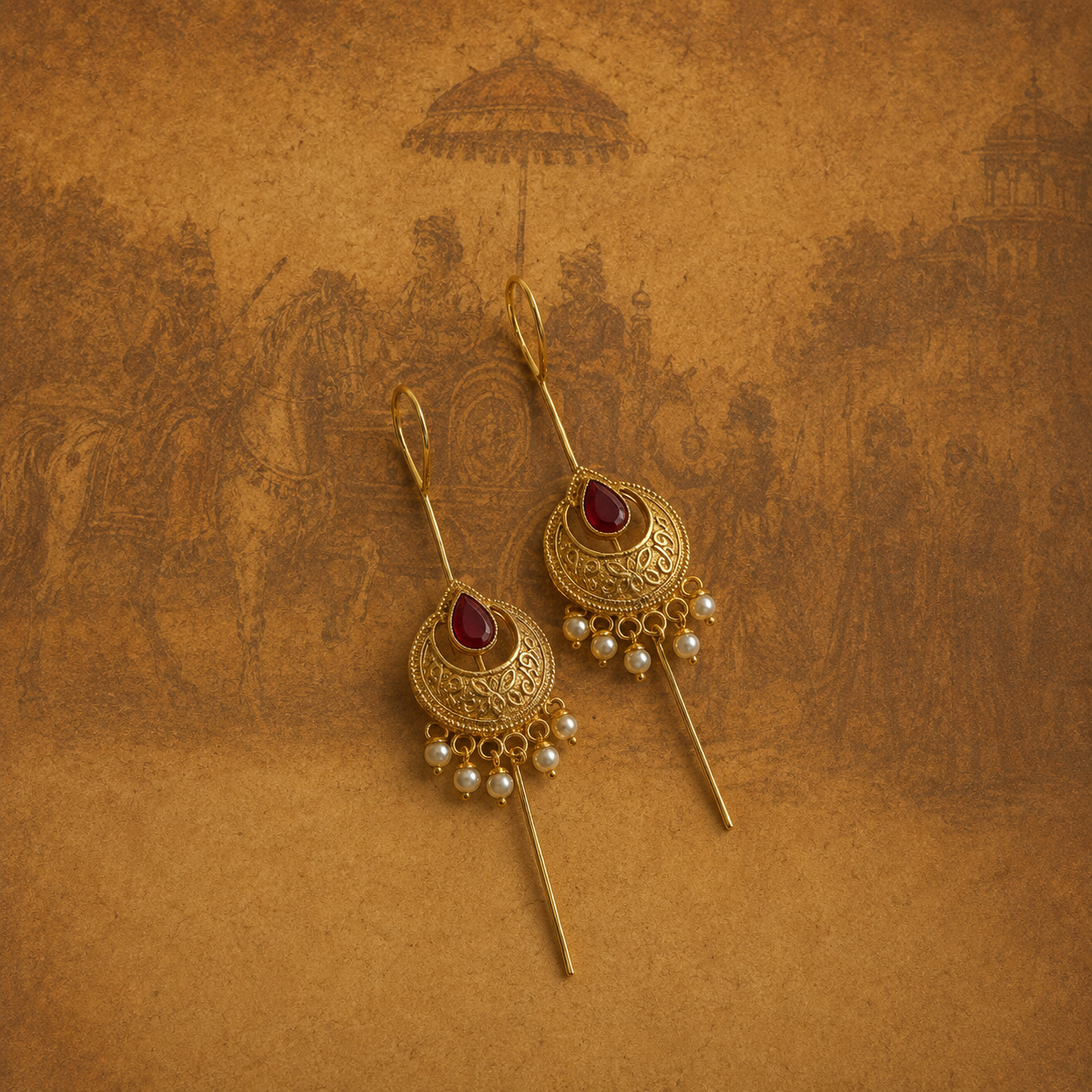 Chaandrekha Earrings