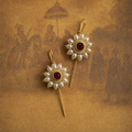 Kesar Phool Earrings